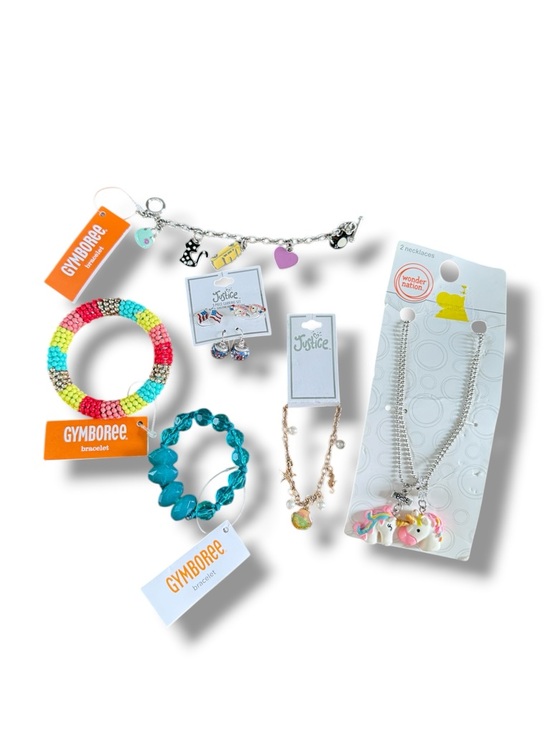 Justice Other - Girls Jewelry Lot Gymboree Justice Wonder Nation Bracelets Necklaces NWT